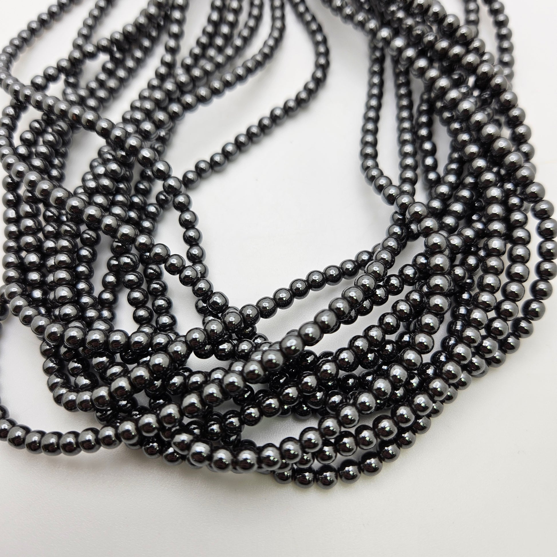 4mm Hematite Round