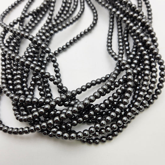 4mm Hematite Round