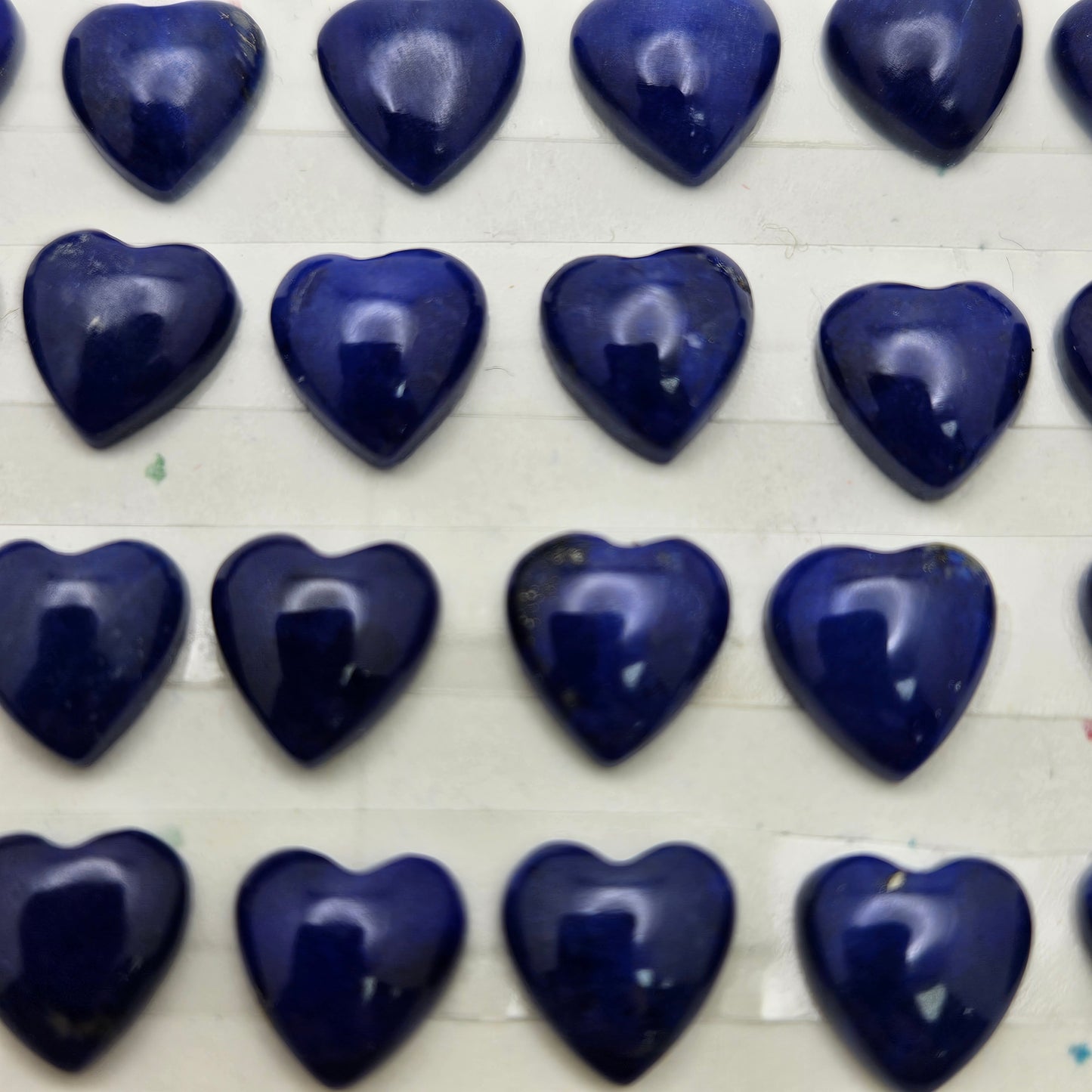 8x8mm Lapis Lazuli Heart Cabochon