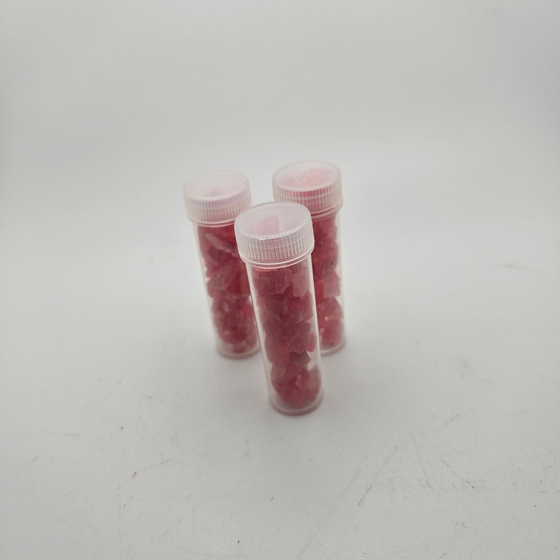 Rhodochrosite Chip Vials