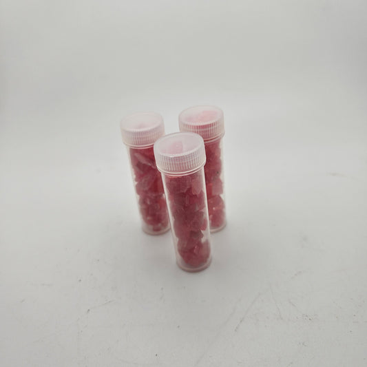 Rhodochrosite Chip Vials