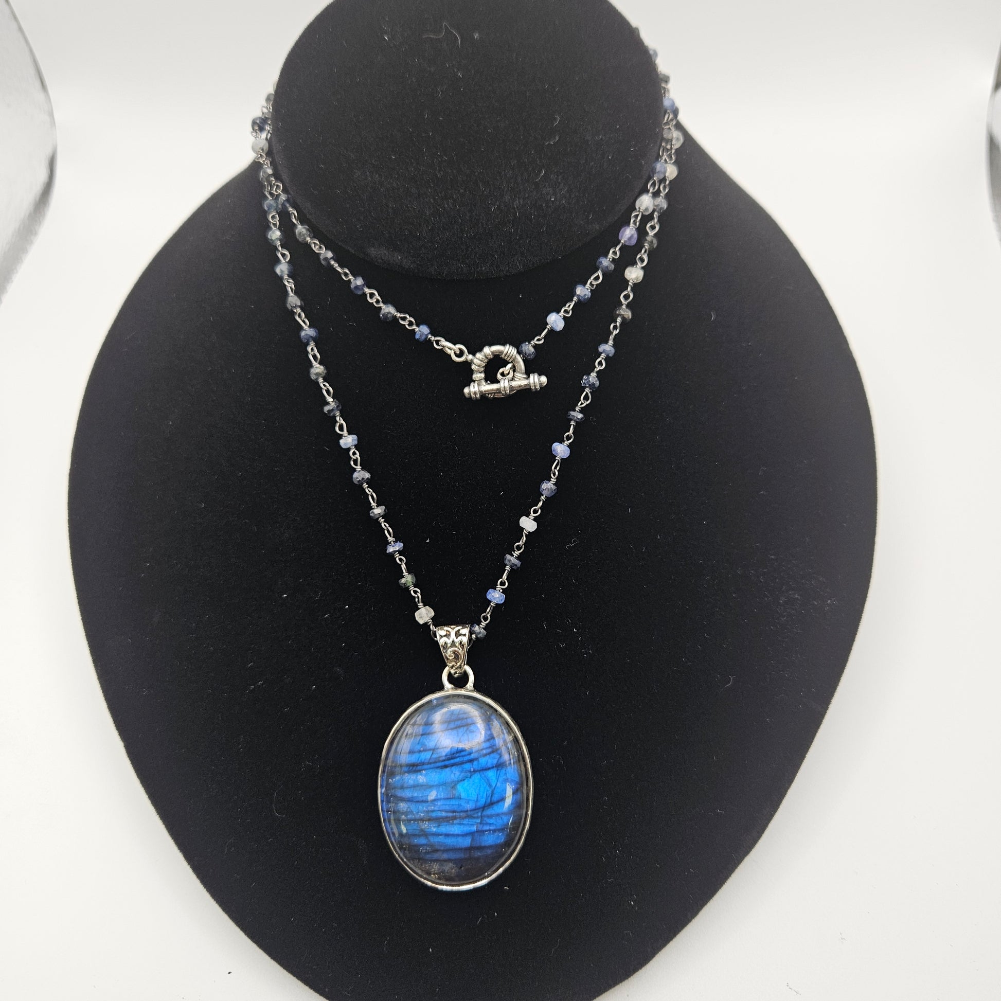 SS Kyanite Labradorite Necklace 24