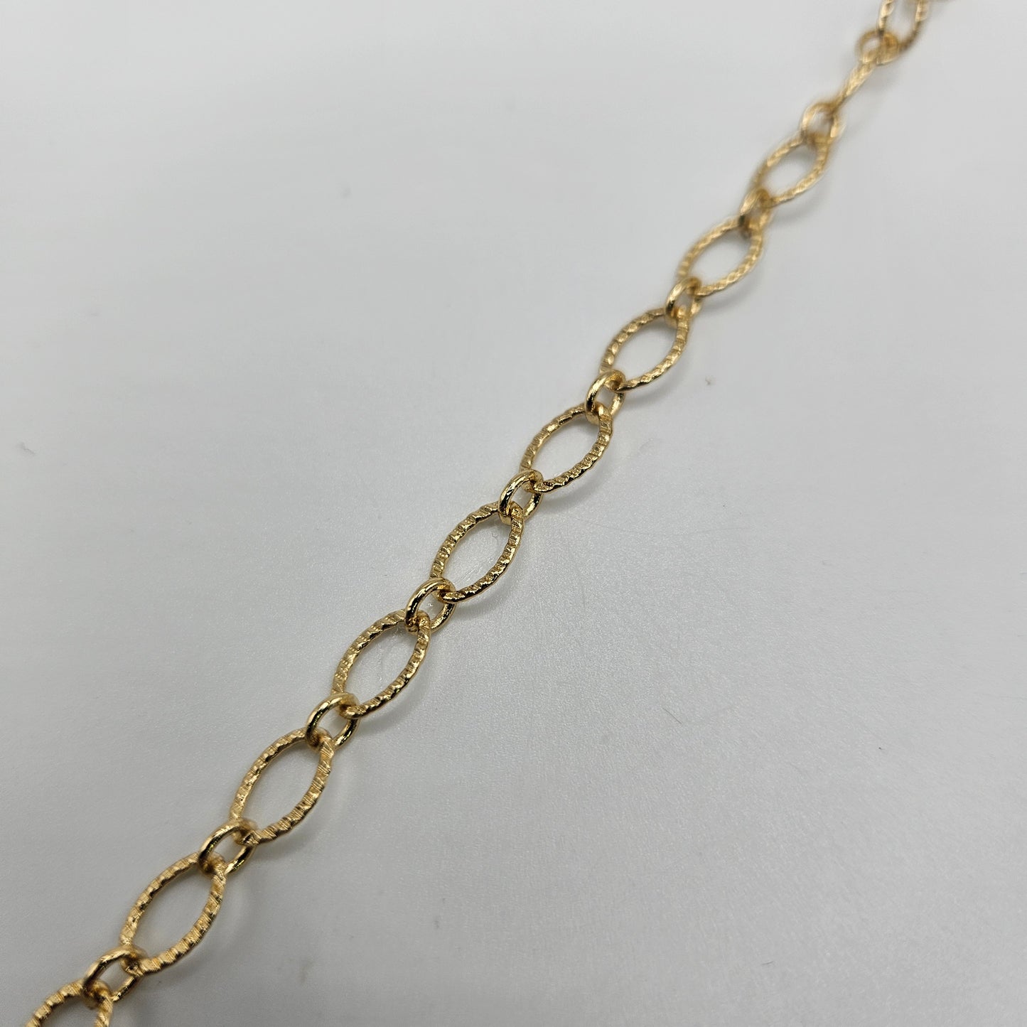GP Etched Oval Chain By the Foot