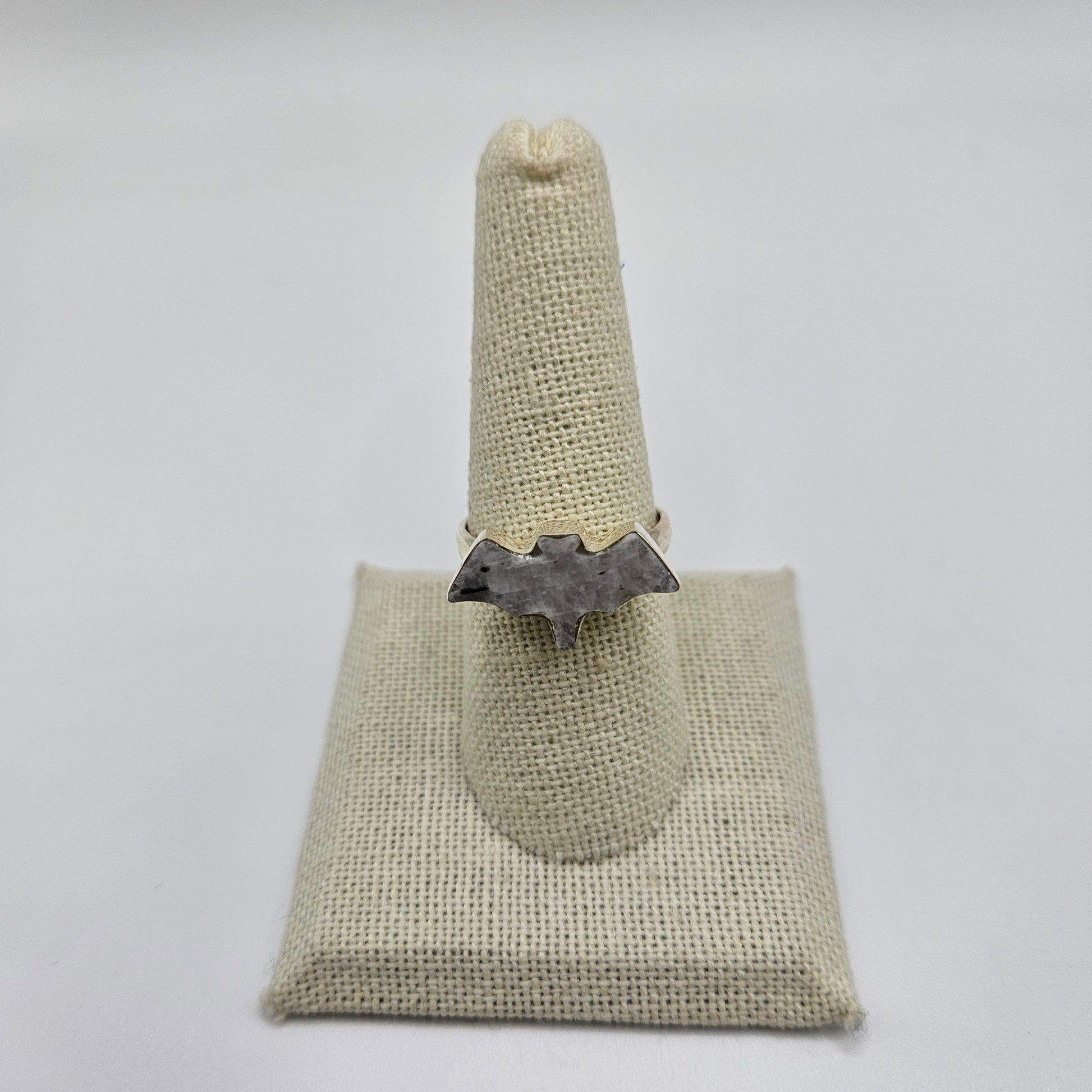 bat sterling silver ring