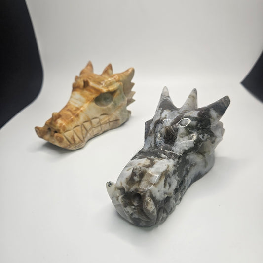 dragon head shape stone