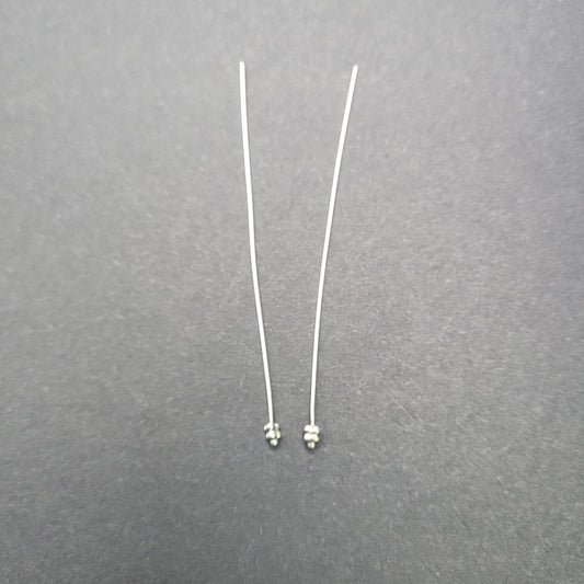 Sterling Silver 3 Inch Headpin With 5 Ball