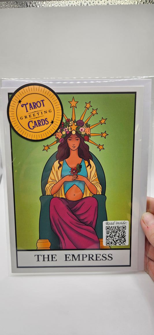 The Empress Tarot Greeting Card