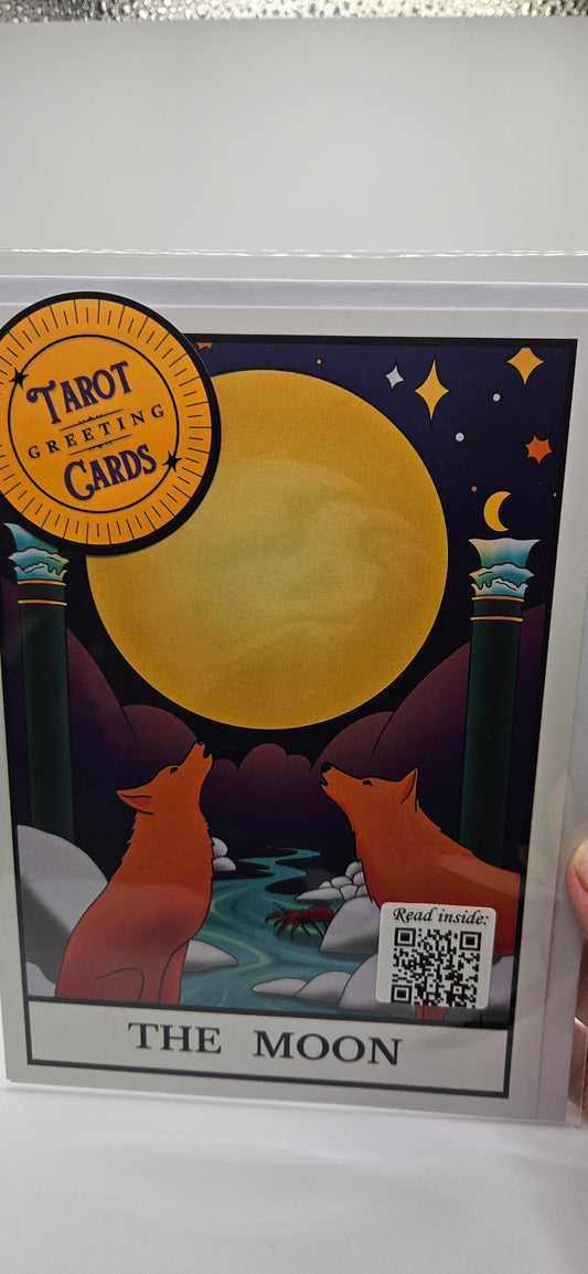 The Moon Tarot Greeting Card