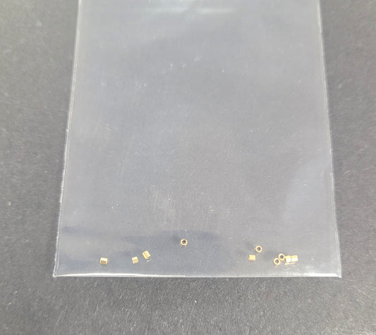 Gold Filled Micro Crimps 1 X 1