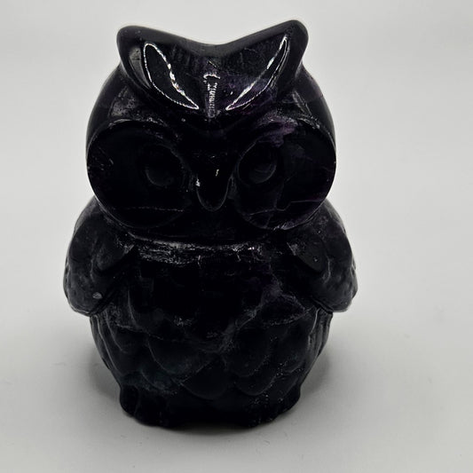 Fluorite Owl Specimen 3 inch