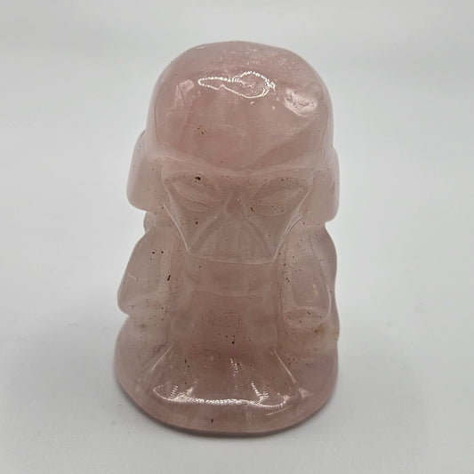 Rose Quartz Darth Vader Specimen 3 inch