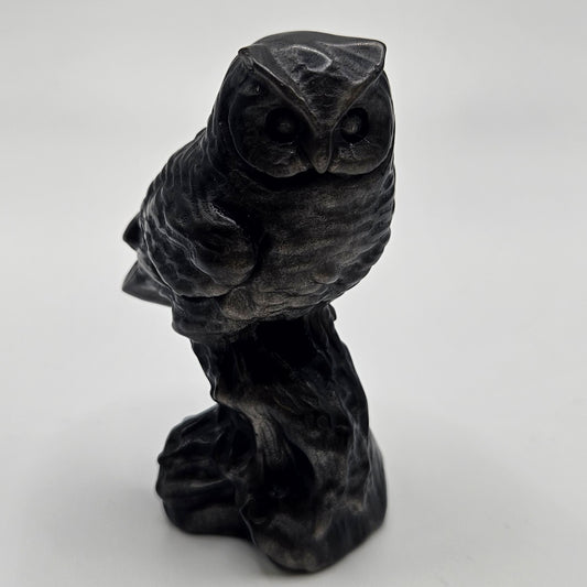 Obsidian Owl Specimen 4 inch