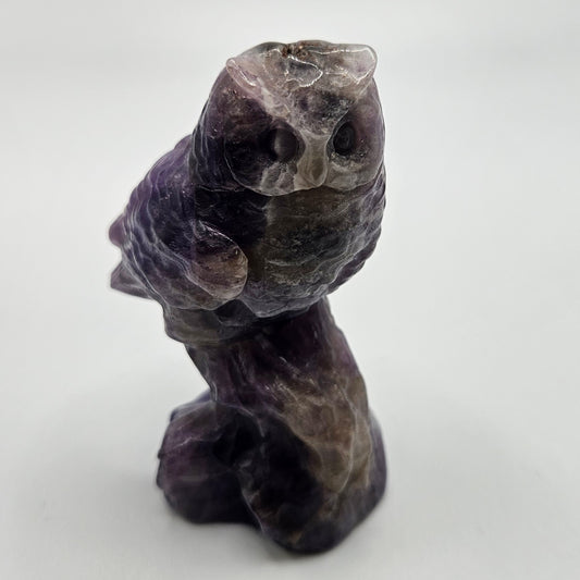 Fluorite Owl Specimen 4 inch