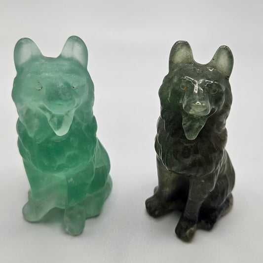 Fluorite German Shepherd Specimen 3 inch