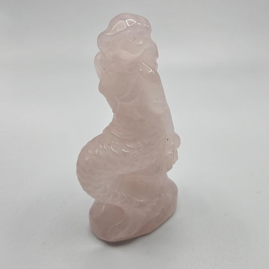 Rose Quartz Mermaid Specimen 3 inch