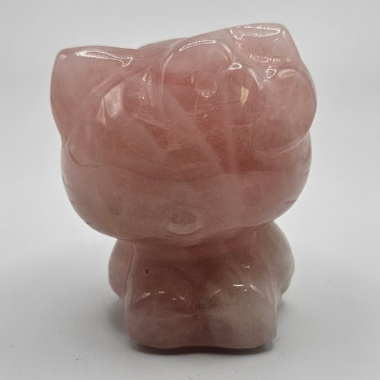 Rose Quartz Hello Kitty Specimen 3 inch