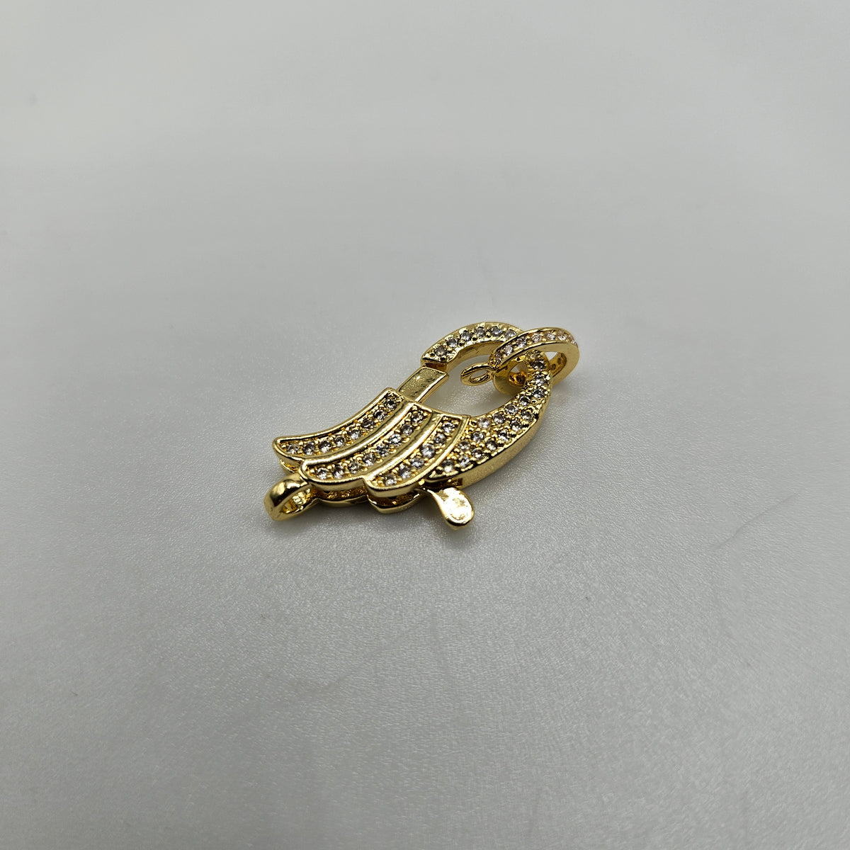 30mm Pave Angel Wing Clasp
