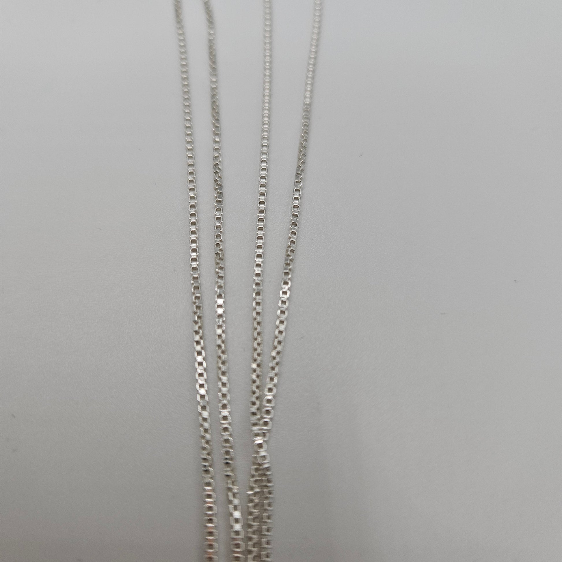 20 Inch Sterling Silver Box Chain.