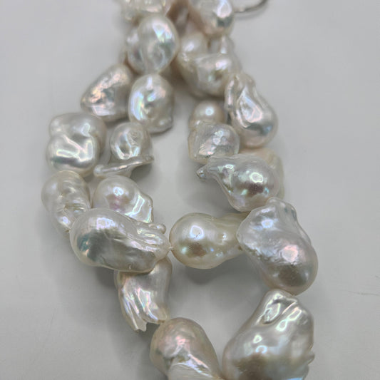 20mm baroque pearls bead strand.