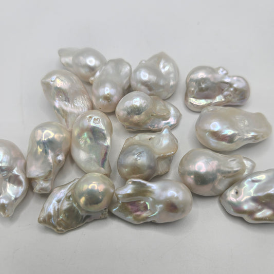 20mm baroque pearls single bead.