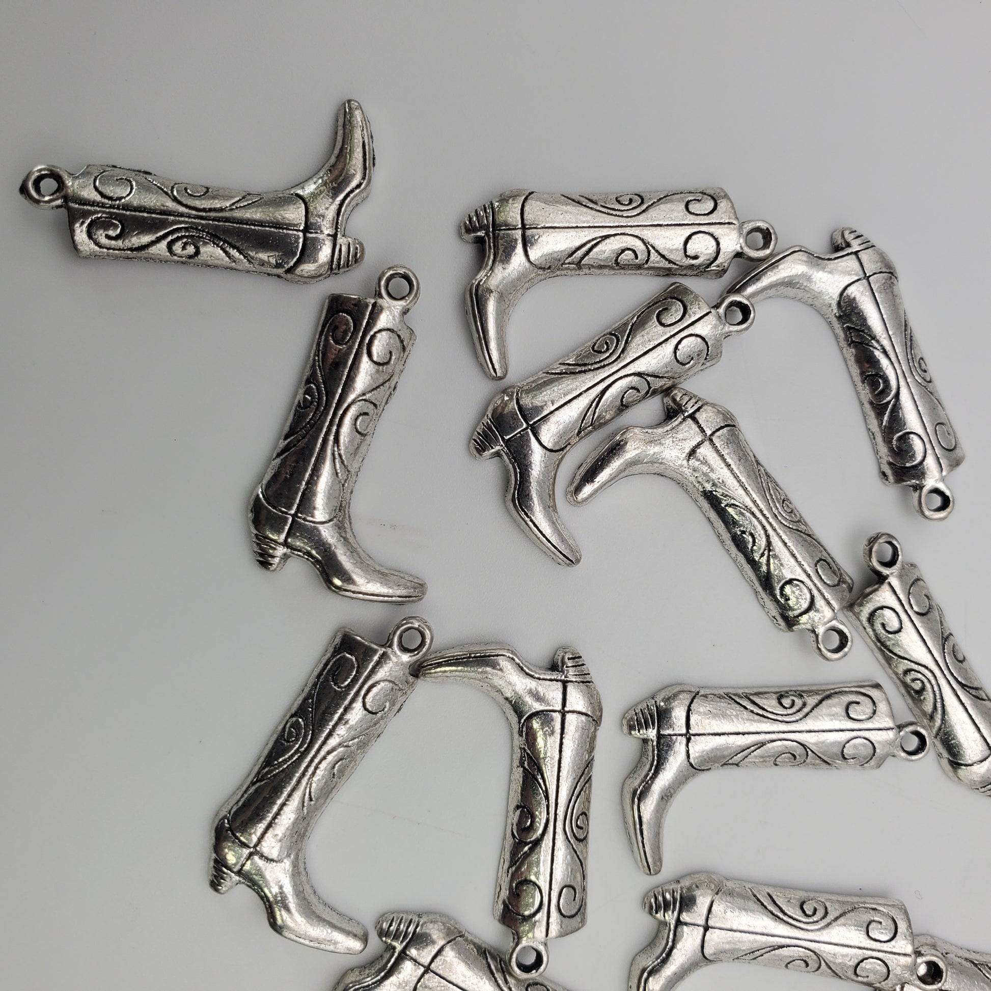  22mm Pewter Boot Charm.