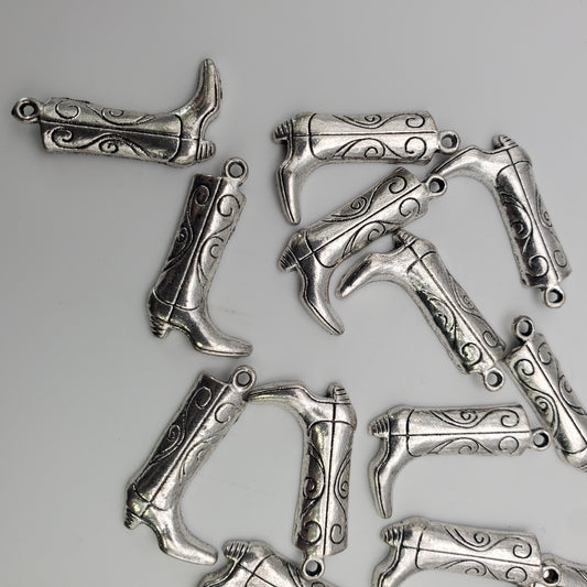  22mm Pewter Boot Charm.