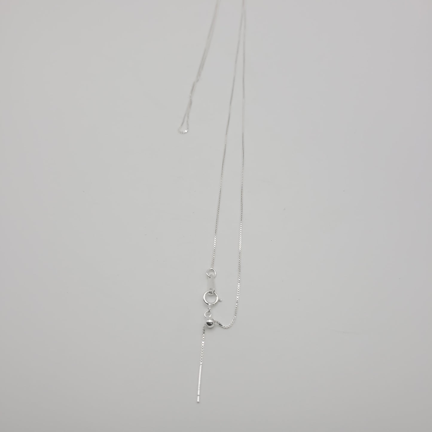24" Silver Threader Adjustable Chain