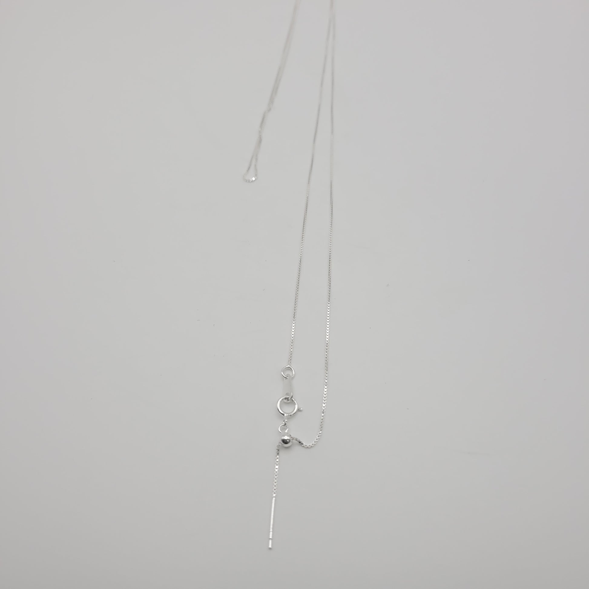 24" Silver Threader Adjustable Chain