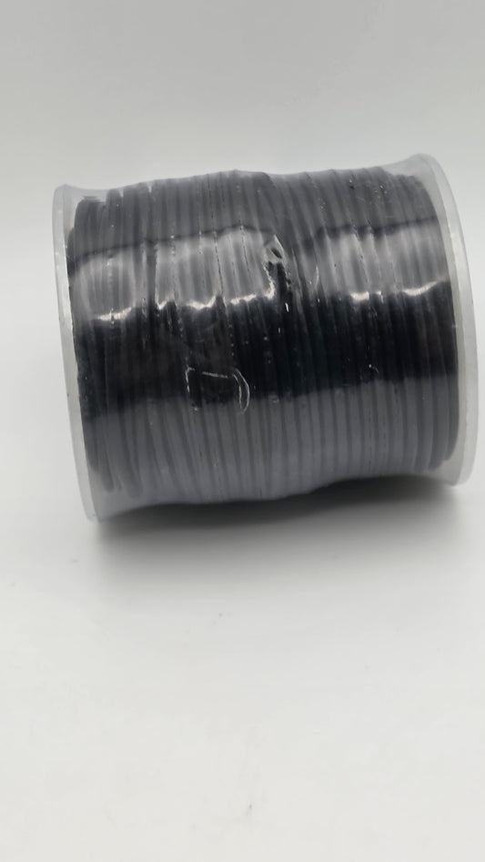 2mm Round Indian Leather Brown 25m PER SPOOL.