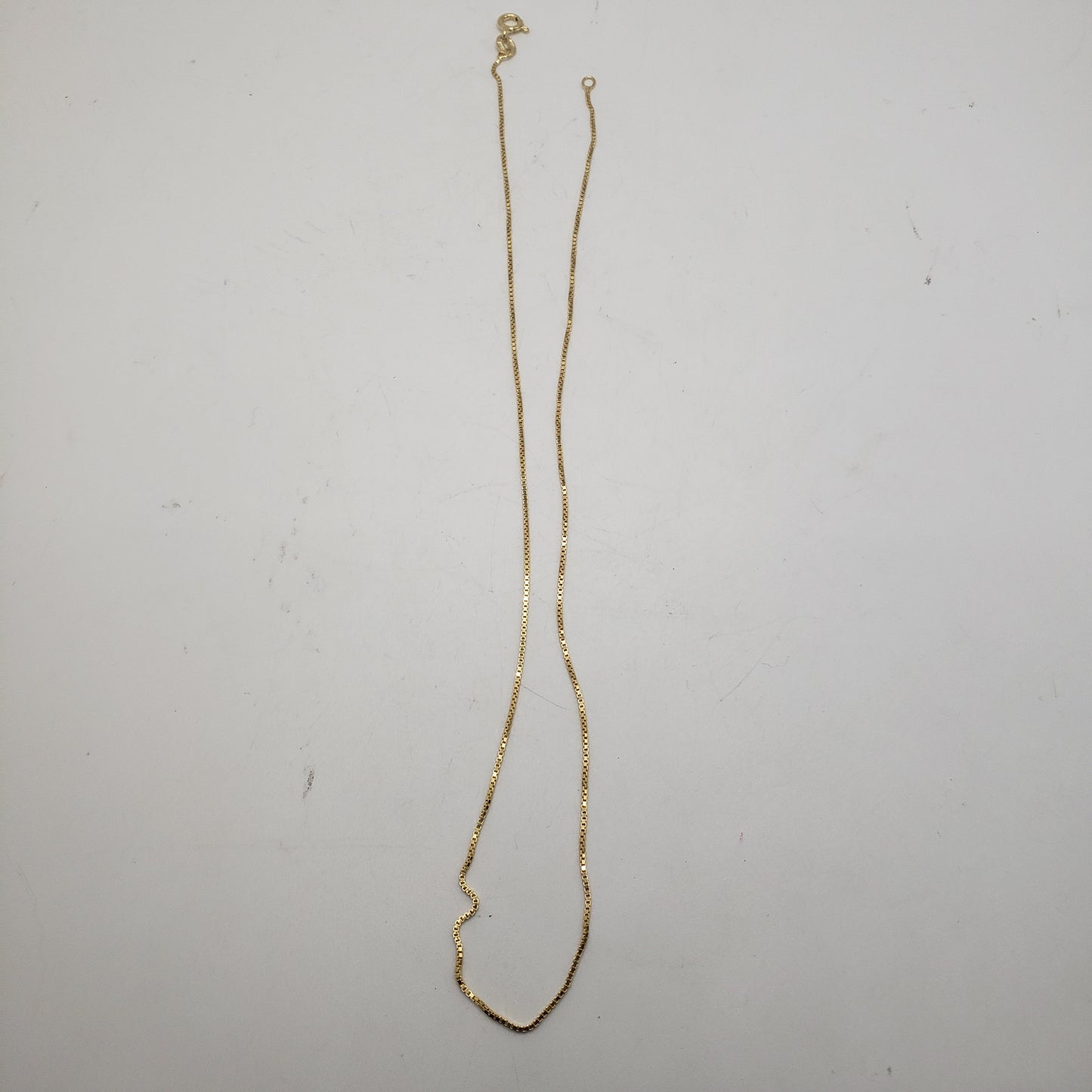 30in Gold Vermeil Box Chain.