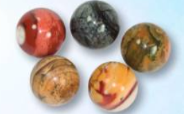 30mm Gemstone Sphere Assorted.