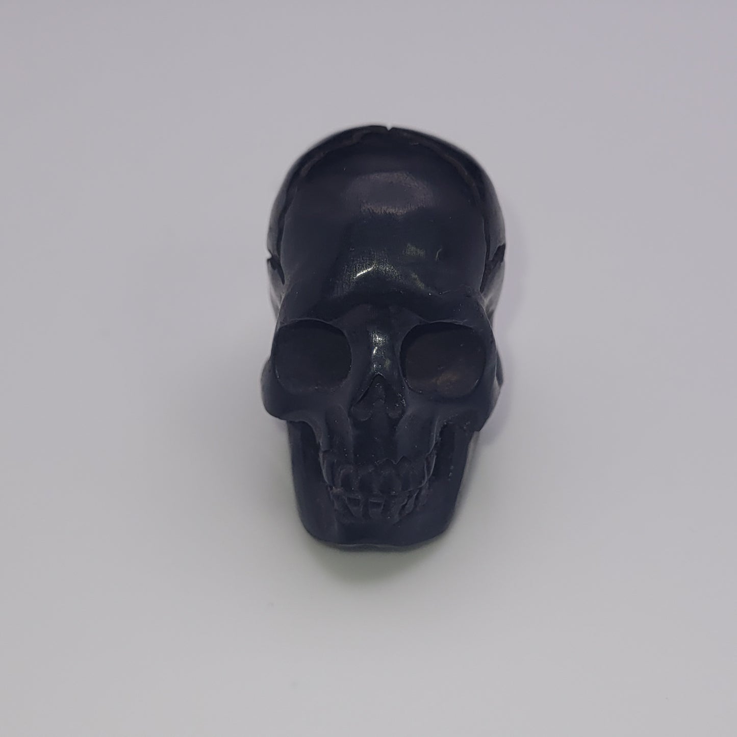 35mm Black Bone Skull Single Bead.