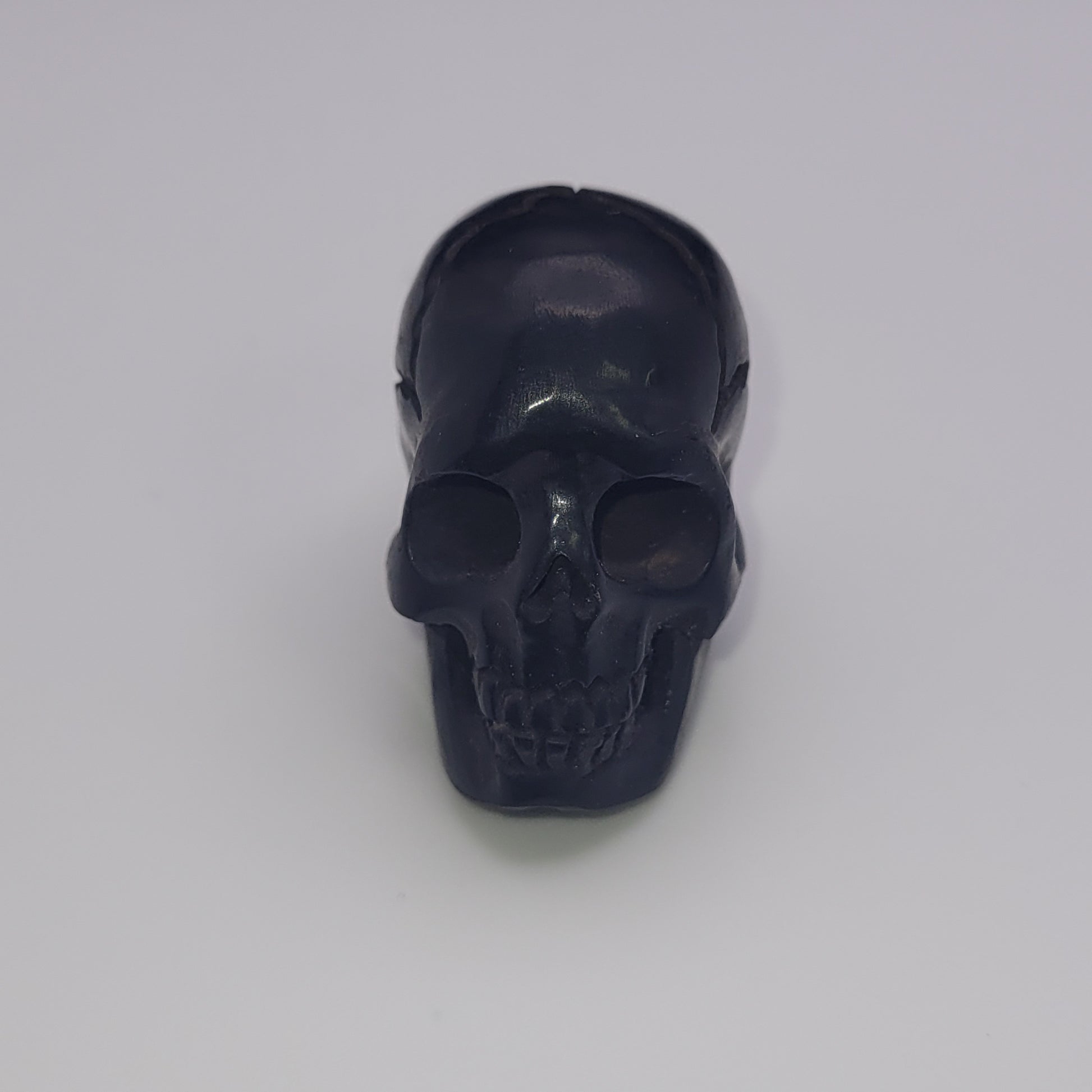 35mm Black Bone Skull Single Bead.