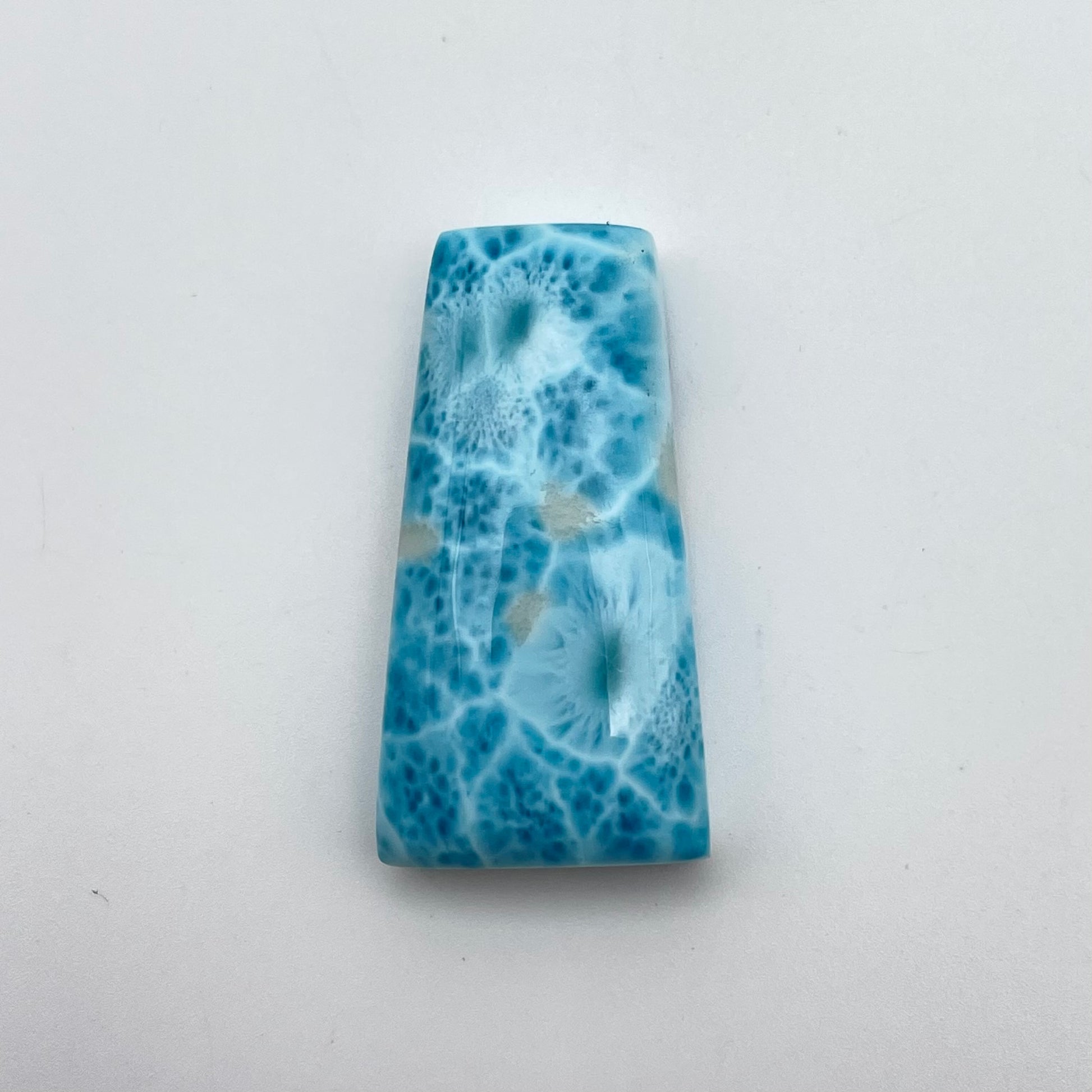 Larimar Cabochon 36x18mm With Hole