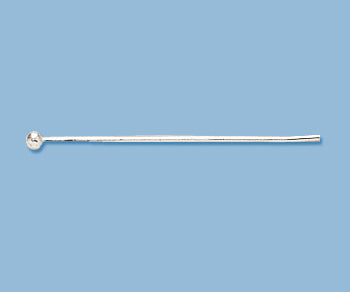 SS Headpin w/ Ball 24g 1” 10pk