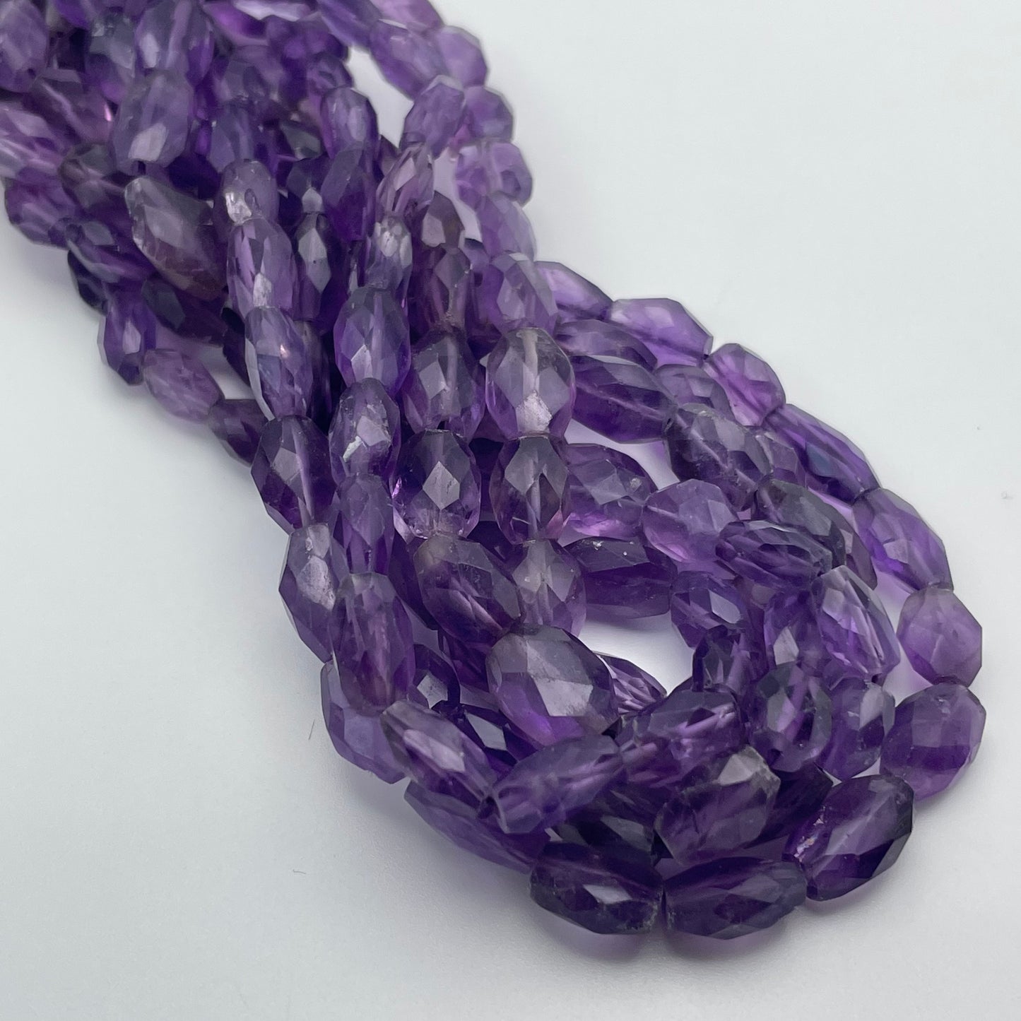 8mm Amethyst Oval Faceted