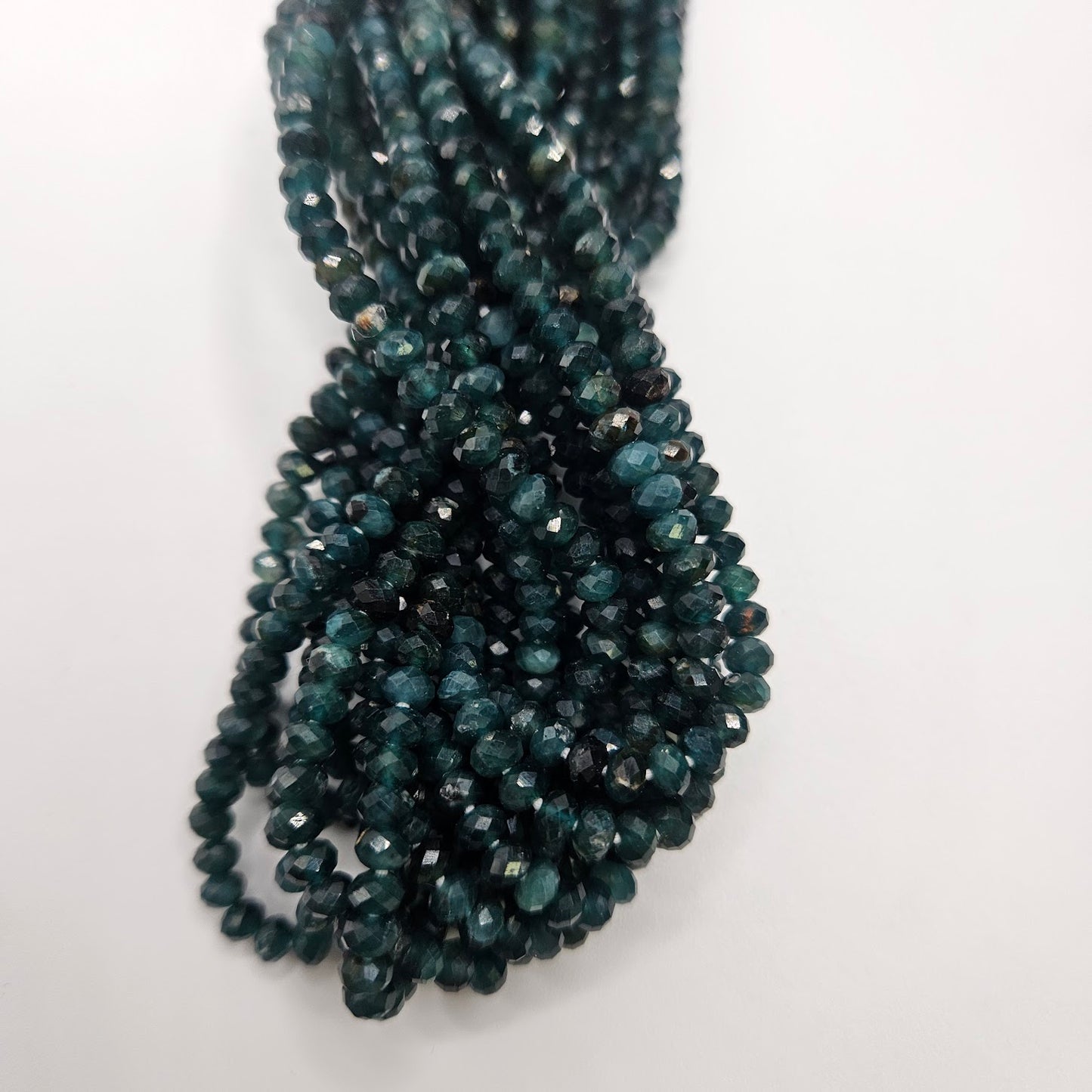 3mm Grandidierite Faceted Strand.