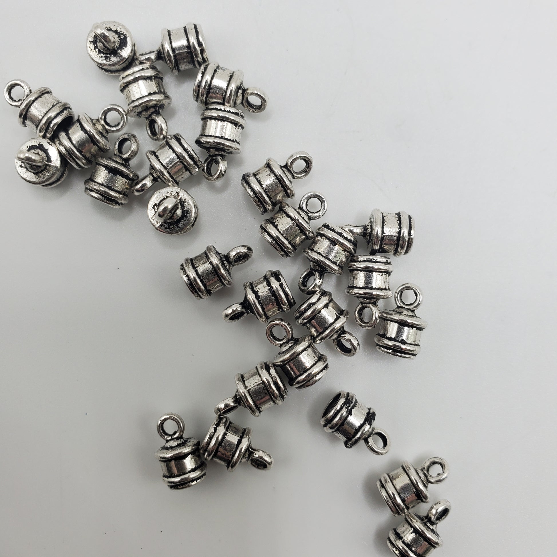 3mm Pewter Tube End Cap.