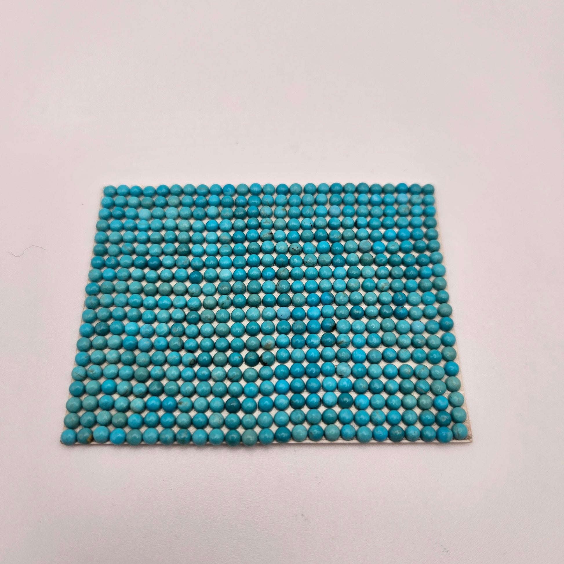 3mm Turquoise Round Cabochon.