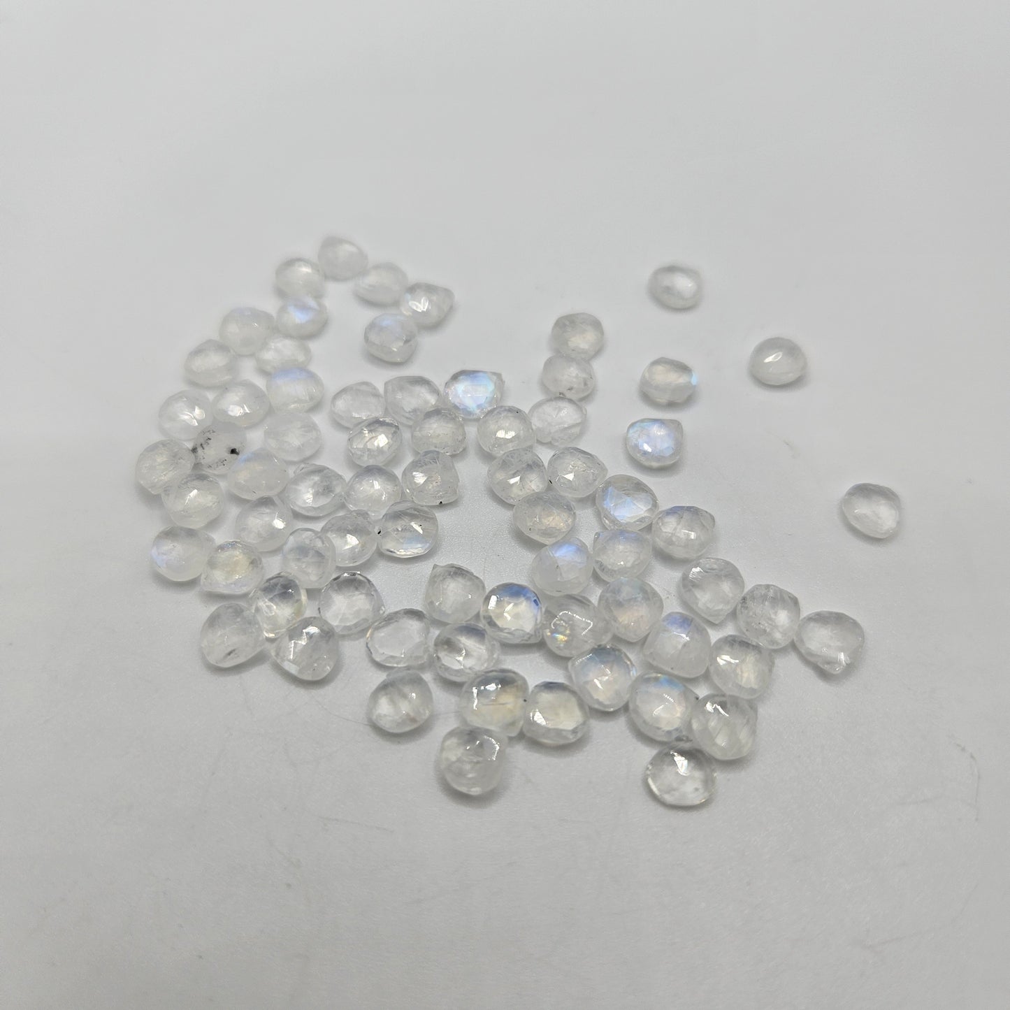 3x5mm Faceted Moonstone Top Drill Single Bead.