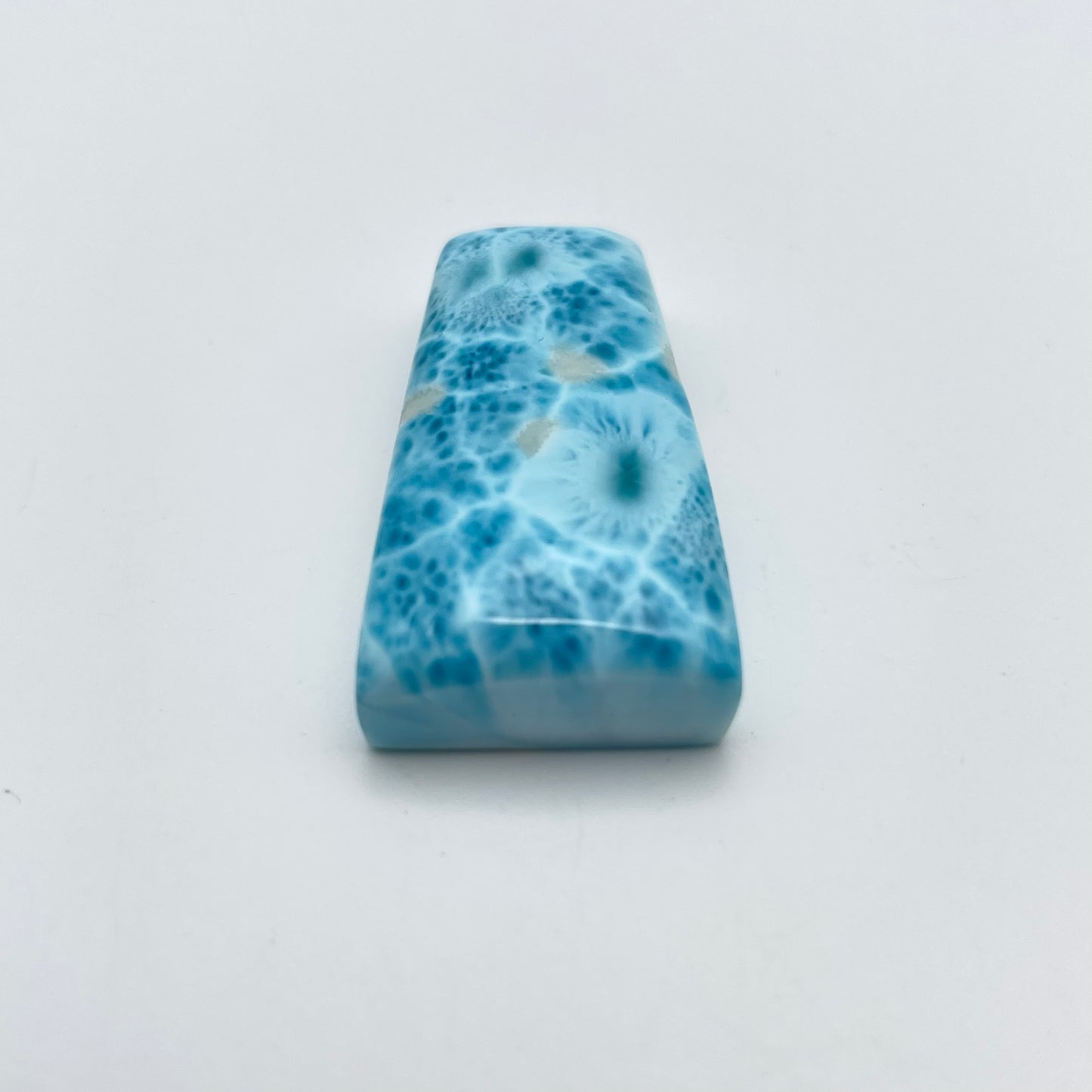 Larimar Cabochon 36x18mm With Hole