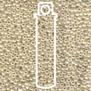 8/0 Ivory Ceylon Miyuki 22g 8-9592-tb