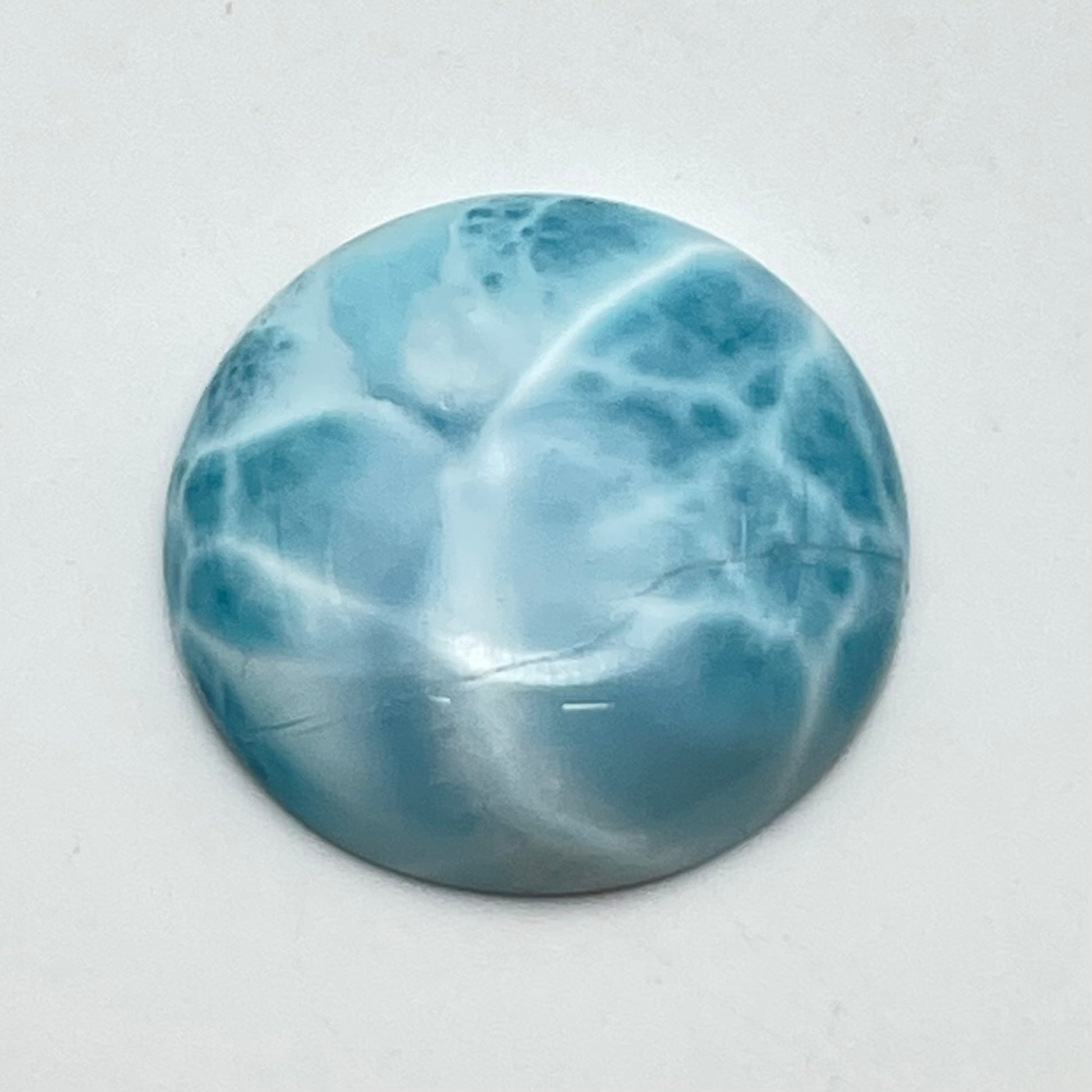 Larimar Round 30mm Cabochon
