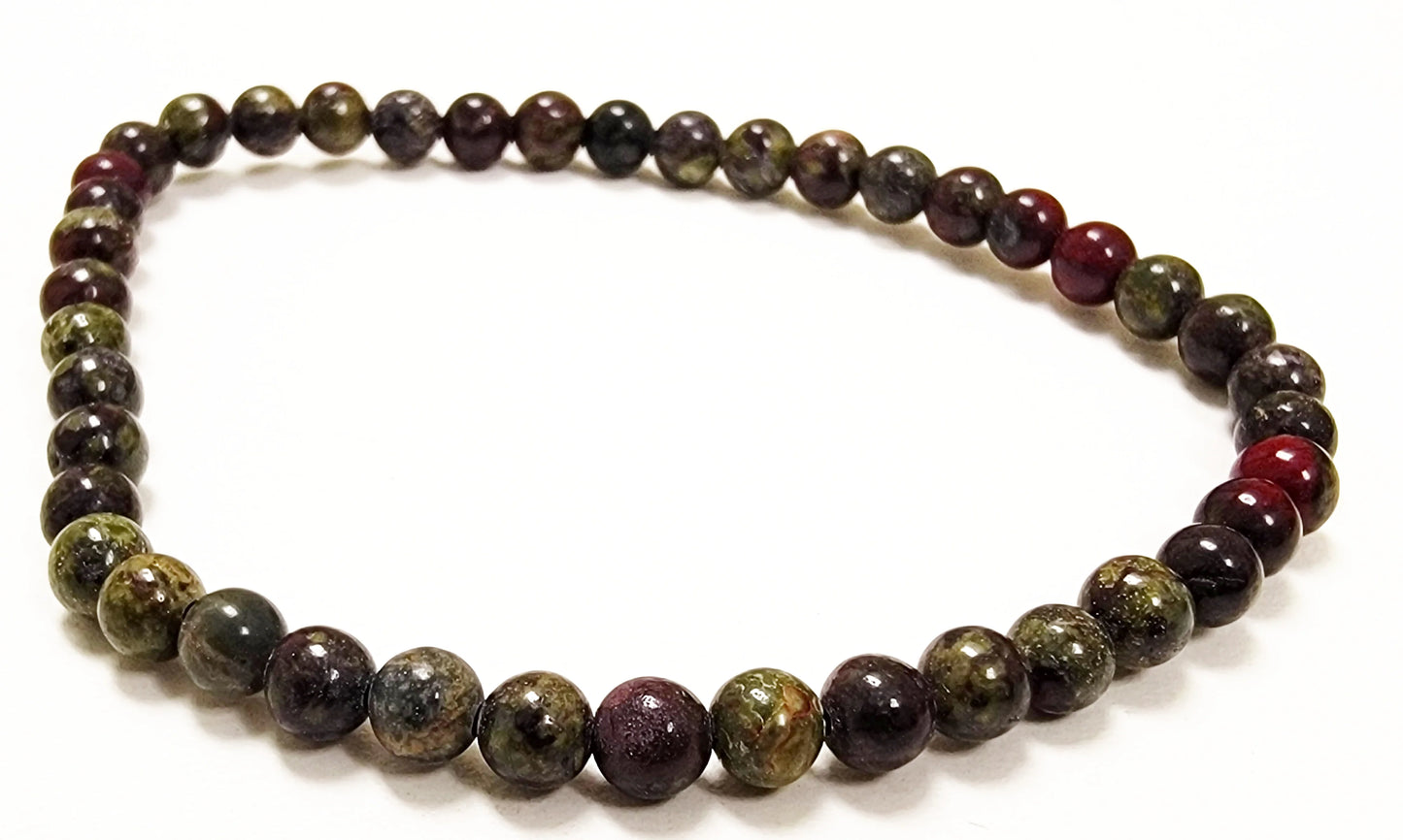 4MM Dragon Blood Stretch Bracelet.