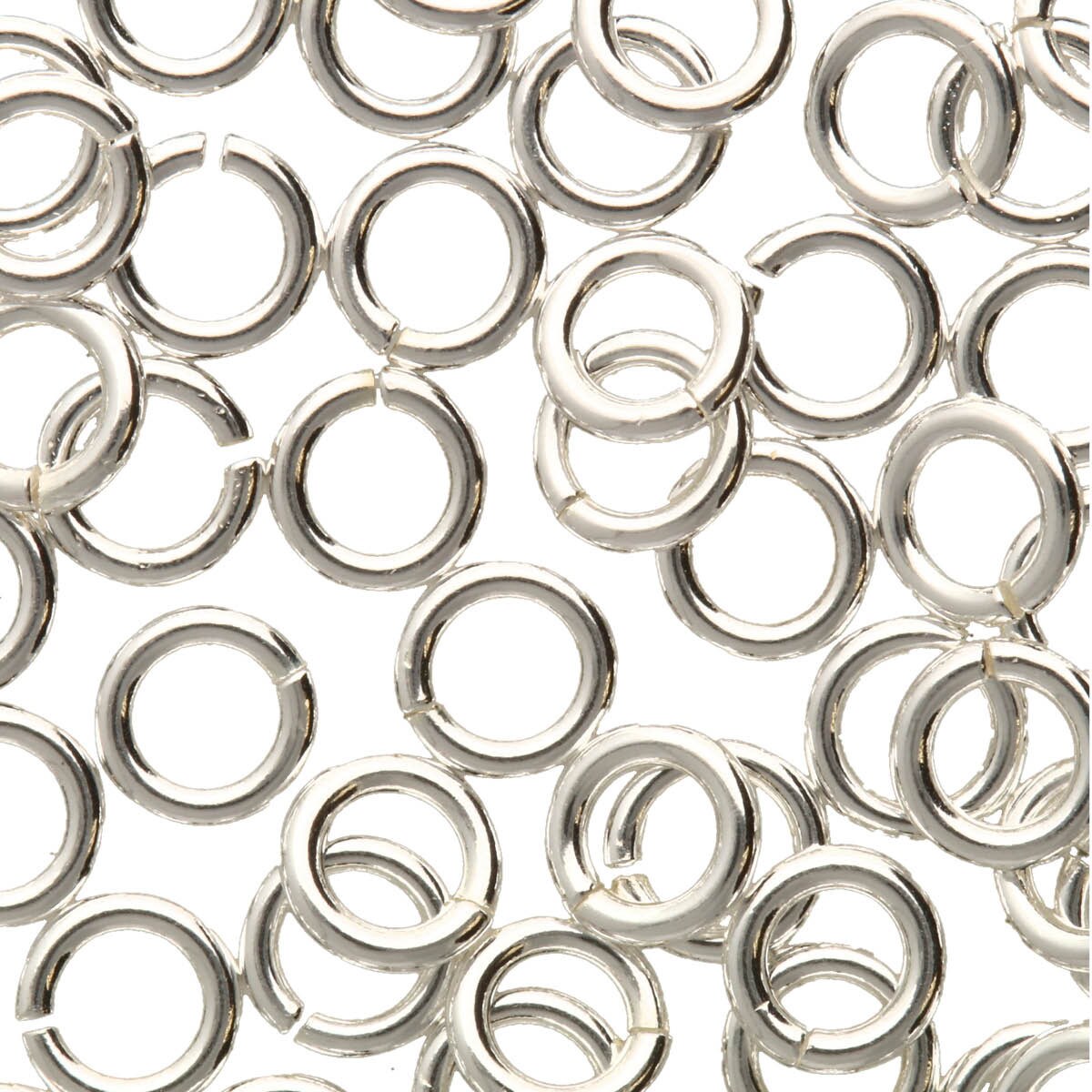 4MM Sterling Silver JUMP LOCKS 20 GUAGE.