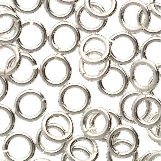 4MM Sterling Silver JUMP LOCKS 20 GUAGE.
