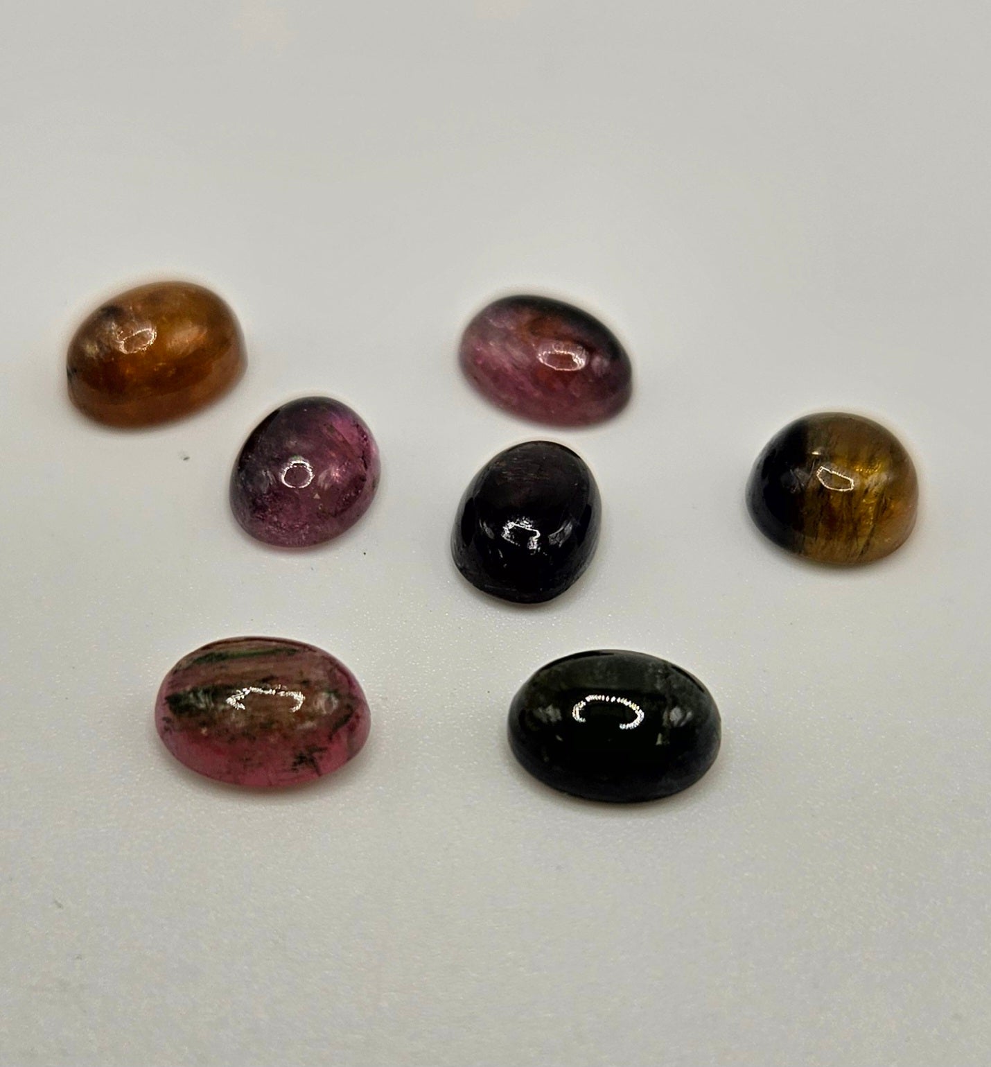 4x6 Watermelon Tourmaline Cabochon.
