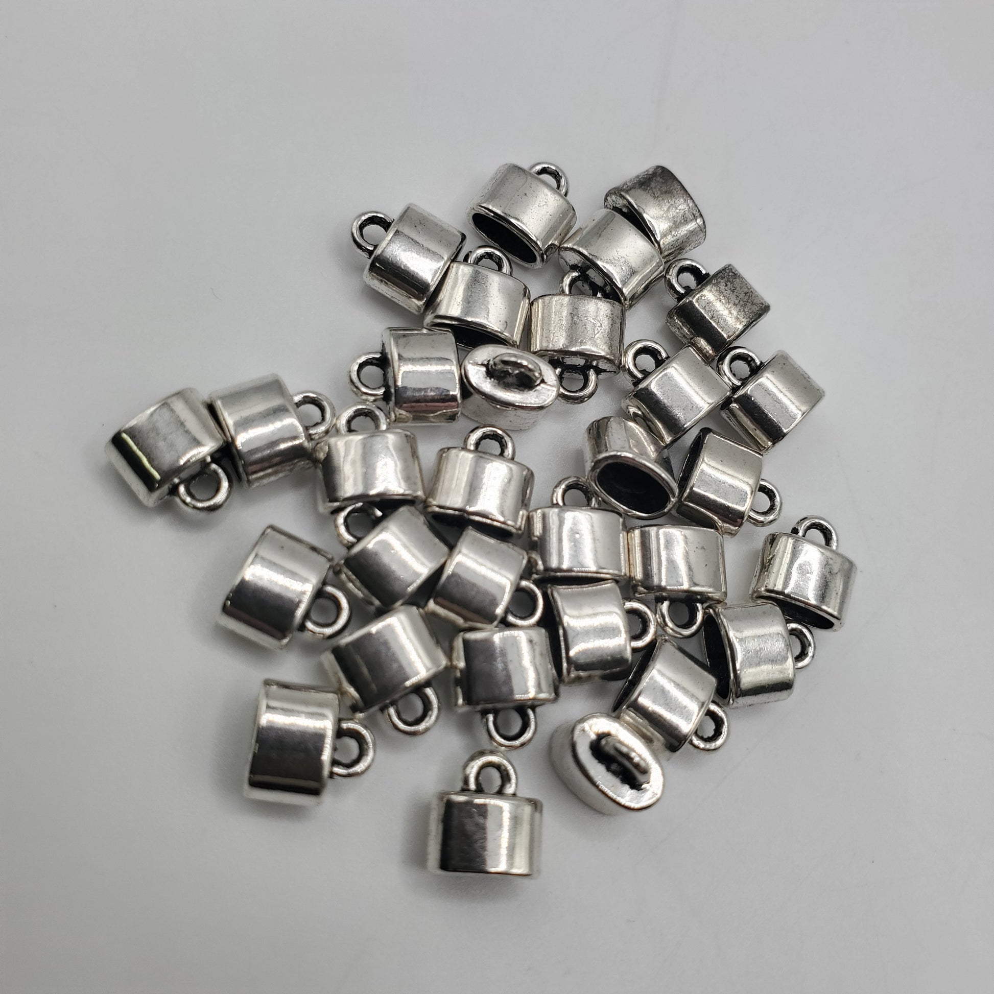 5x7mm Pewter End Cap, 4x6 inner.