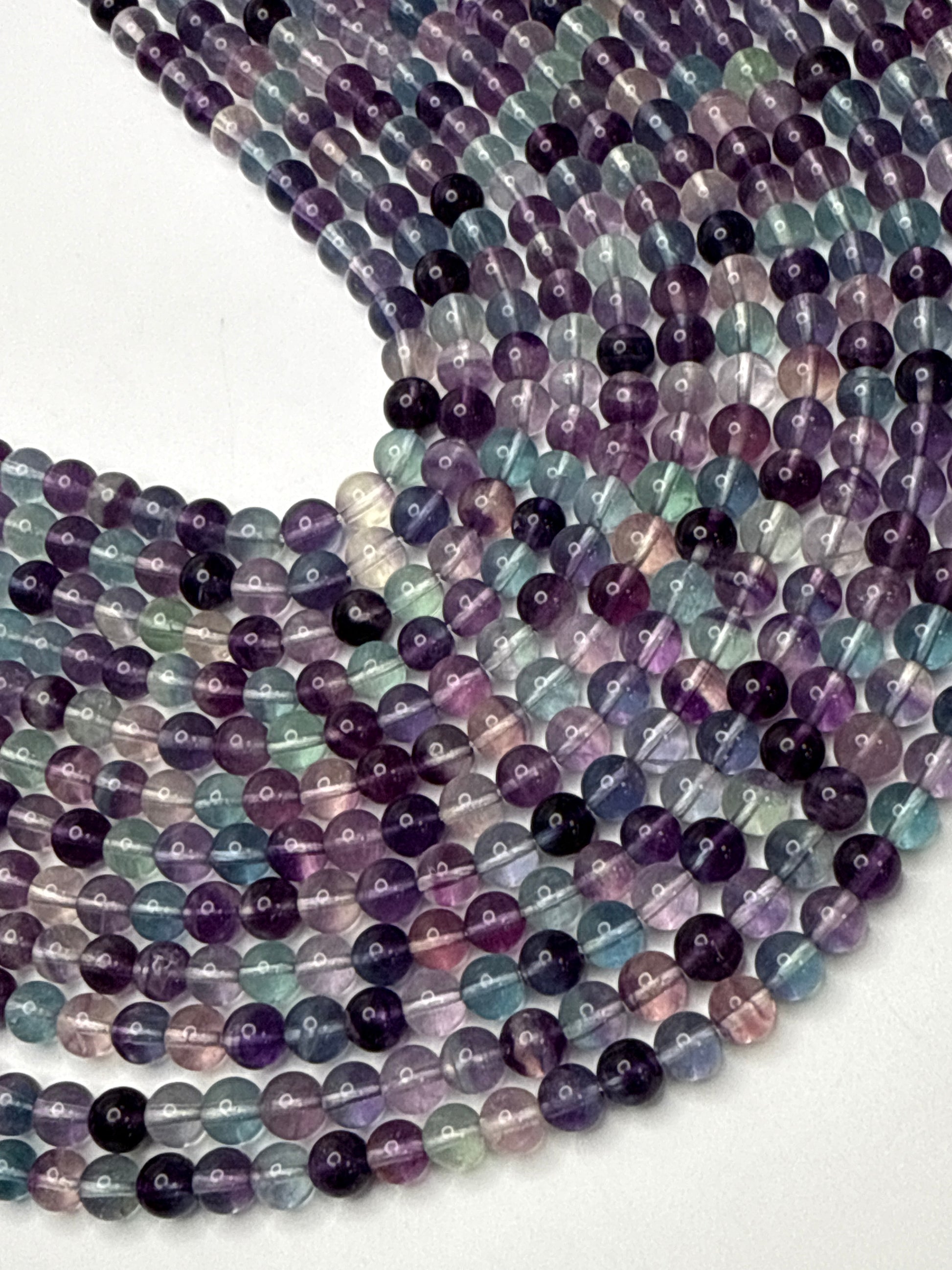 6mm Fluorite Round Smooth A.