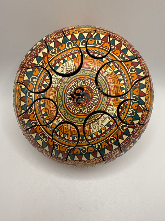 6” Mandala Tongue Drum.
